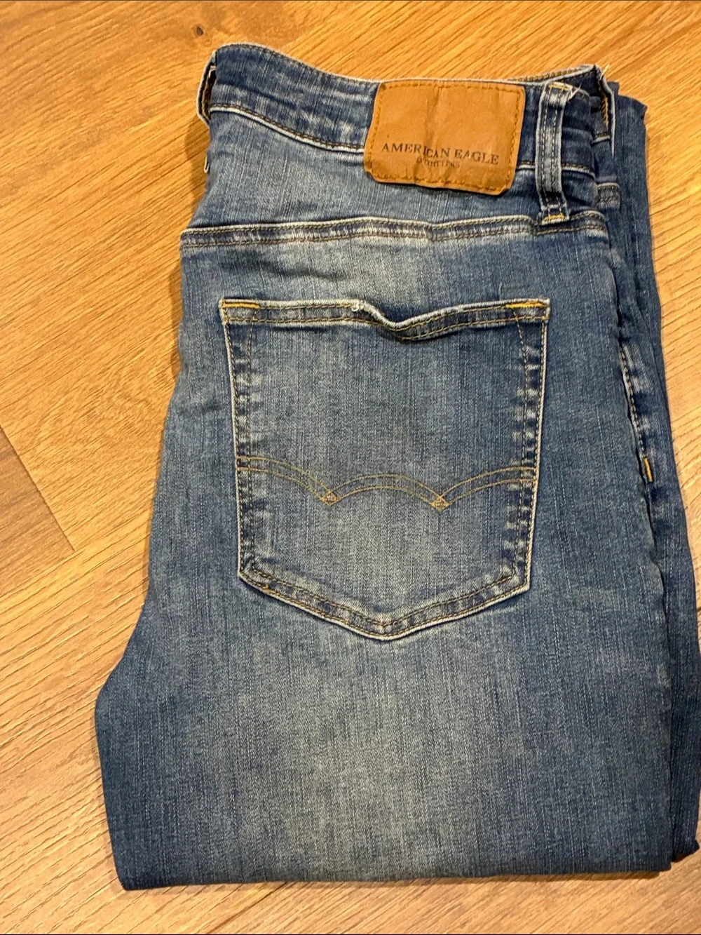 American Eagle Men’s Medium Blue Original Boot Next Level Flex Jeans 32x36